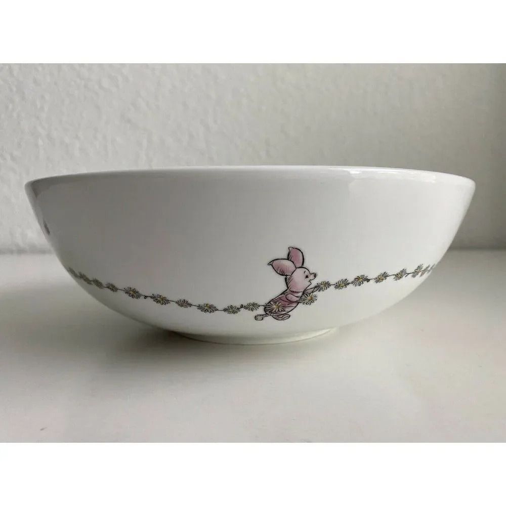 Disney Winnie the Pooh & Friends Daisy Chain  9” Ceramic Serving Bowl Spring NEW - Picture 7 of 10